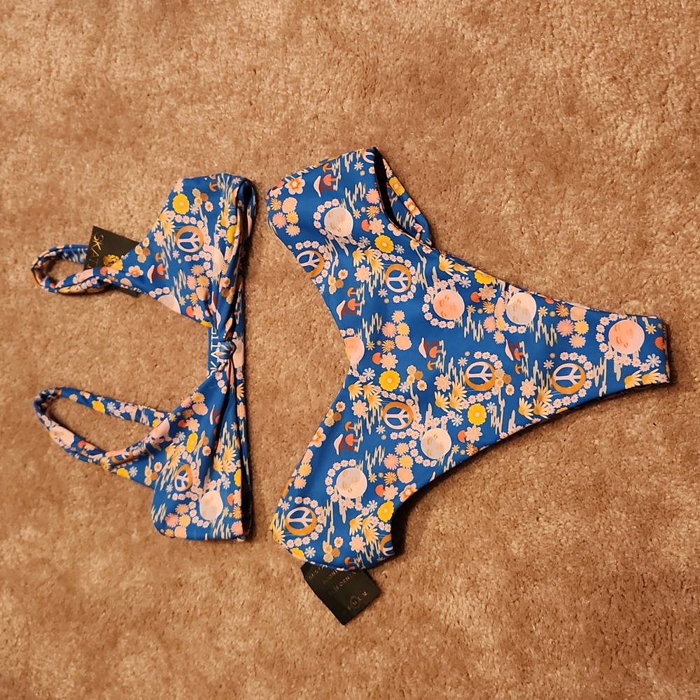 Skatie swimsuit humboldt print